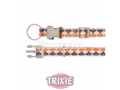 Obojek NAVAJO M-L 35-55 cm/20 mm hnědo/béžový