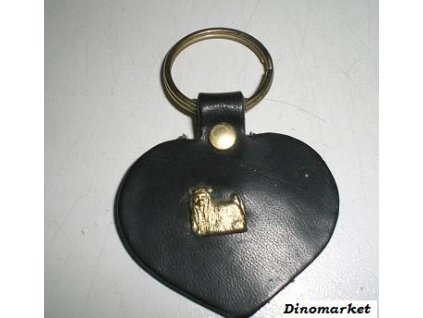 Přívěsek na klíče srdíčko Yorskhire