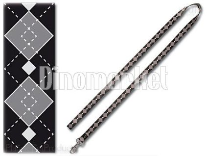 Vodítko DOG IT Geomet šedo - černé