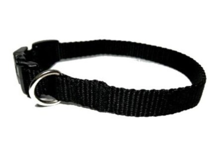 Černý obojek pro psa