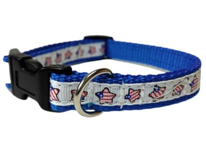 Obojek Dinofashion America BLUE