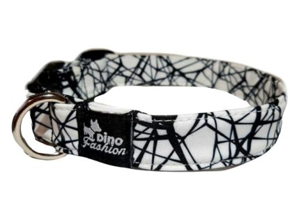 obojek-pro-psy-dinofashion-black-and-white