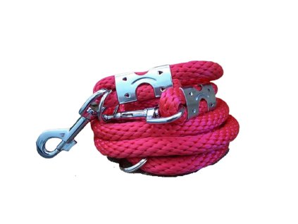 Lanové přepínací vodítko pro velké psy červené