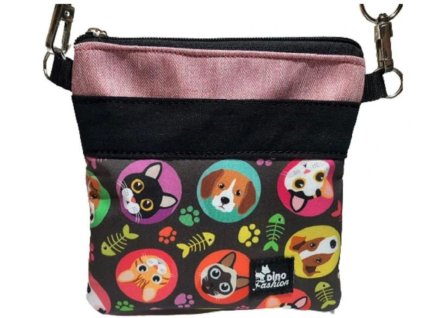 Taška crossbody Pejsci a kočičky