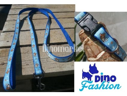 Vodítko pro štěně modré