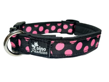 Obojek pro psa Pink Polka Dots