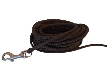 Vodítko stopovací hnědé kulaté 6mm