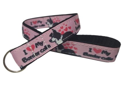 Klíčenka na krk s kroužkem border collie
