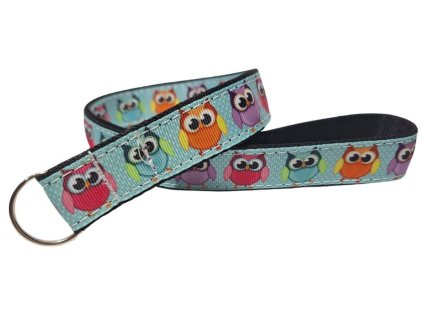 Klíčenka s kroužkem Dinofashion Soví partička