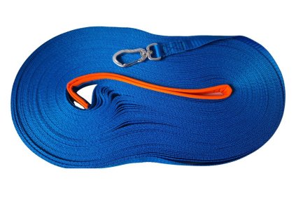 Stopovací vodítko pro velké psy podšité oranžová