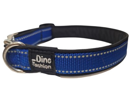 modrý reflexní obojek