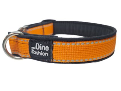 reflexní oranžový obojek