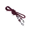 Lanové vodítko pro psa Burgund
