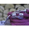 Lanové vodítko pro psa Burgund