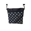 Venčící kabelka Polka Dots černo-bílá