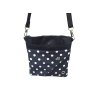 Venčící kabelka Polka Dots černo-bílá