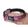 Reflexní obojek Pink Dog Paws