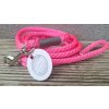 Provazové vodítko Milly růžové