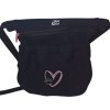 Pamlskovník okolo pasu černý se srdíčkem