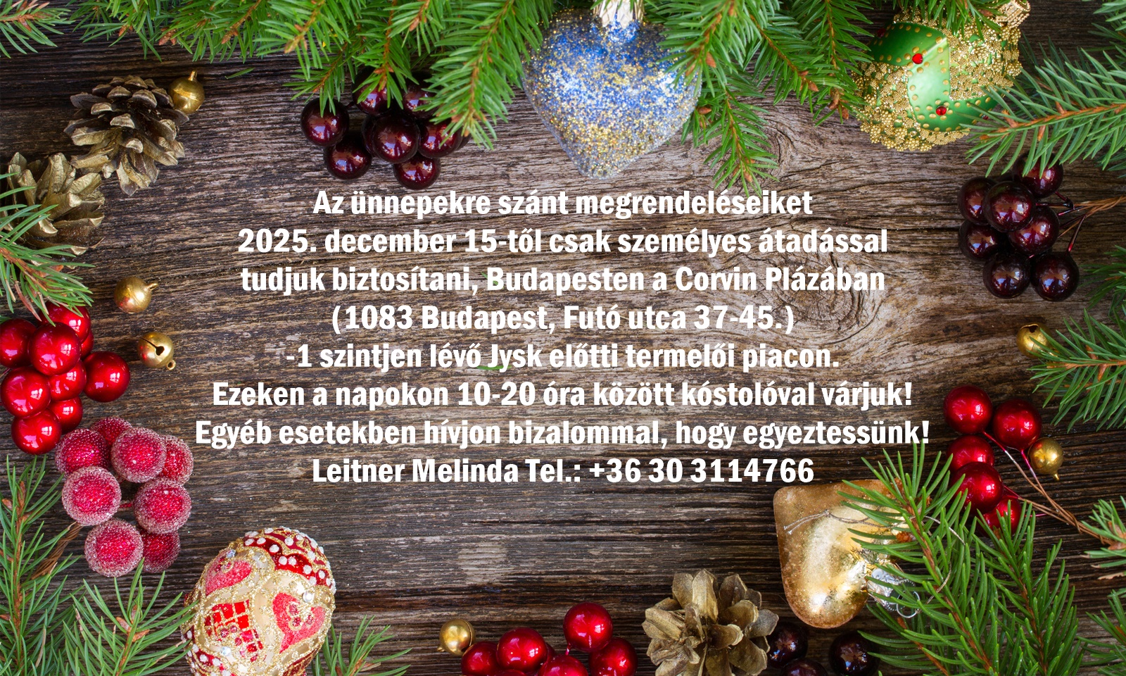 Karácsonyi határidő