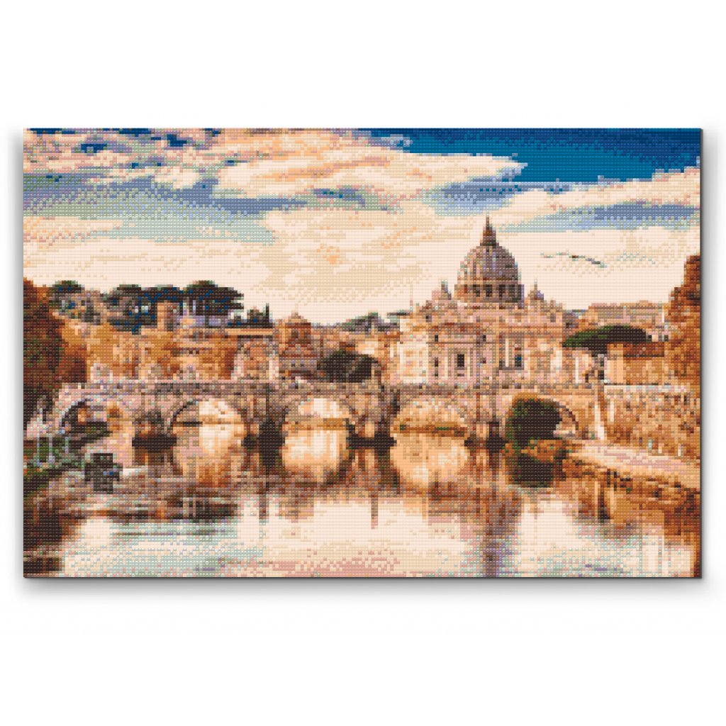 Pittura diamanti - Vista del Vaticano