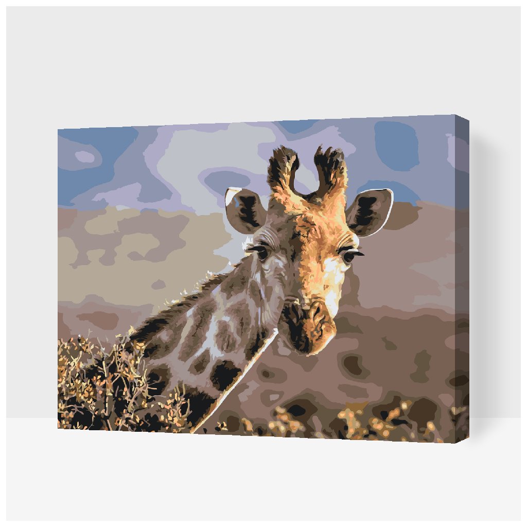 Dipingere con i numeri – Giraffa Safari