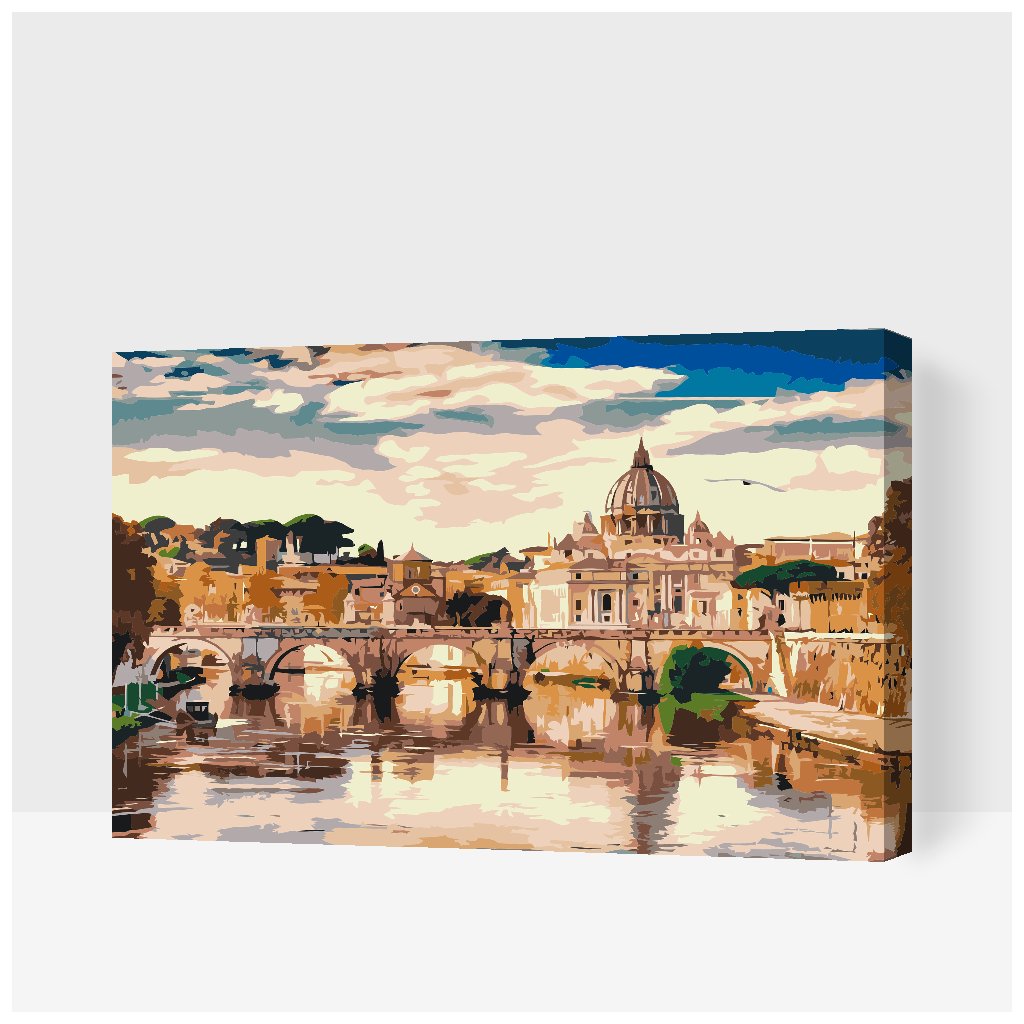 Dipingere con i numeri – Vista del Vaticano
