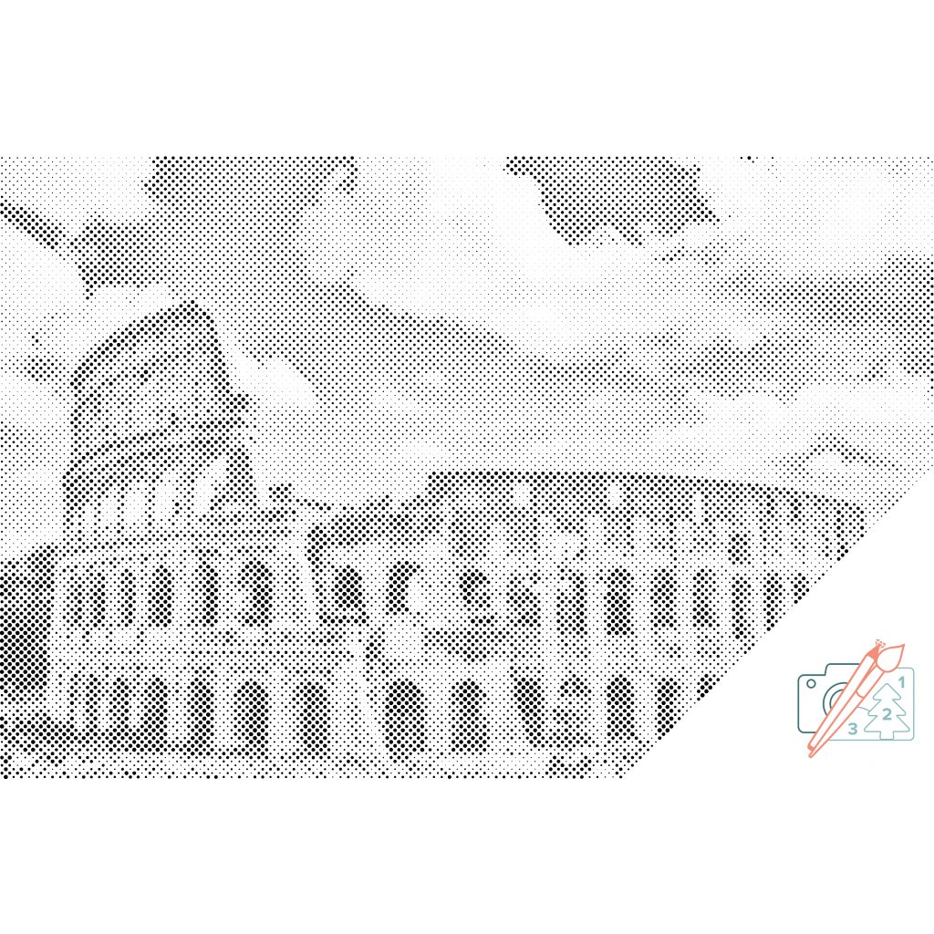 Puntinismo - Colosseo 2