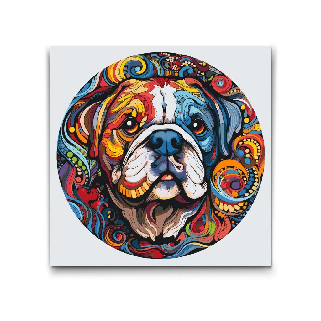 Dipingere_con_i_numeri_Mandala_bulldog_M2
