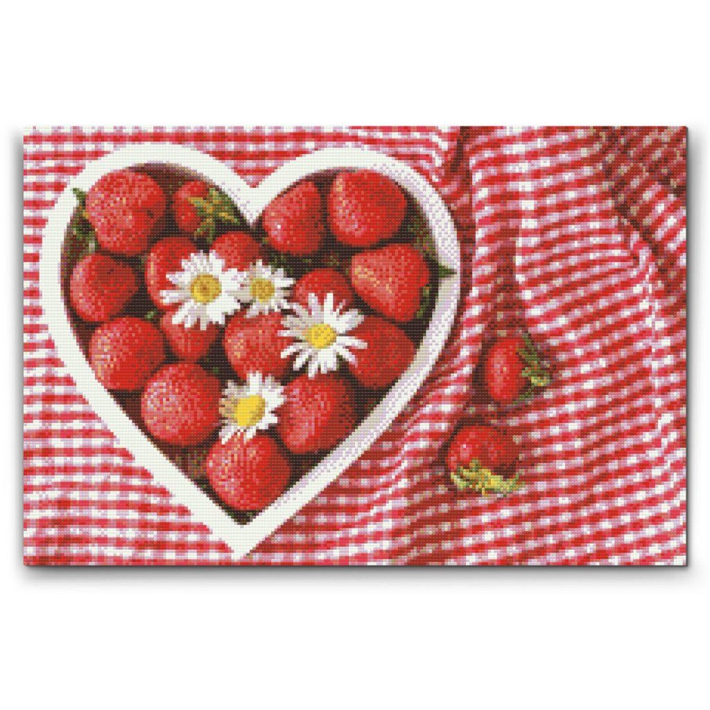 Pittura_diamante_Fragole_a_forma_di_cuore_M2