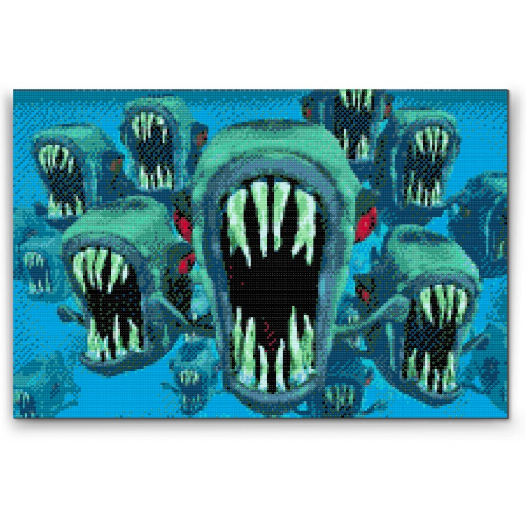 Pittura diamanti - Piranha