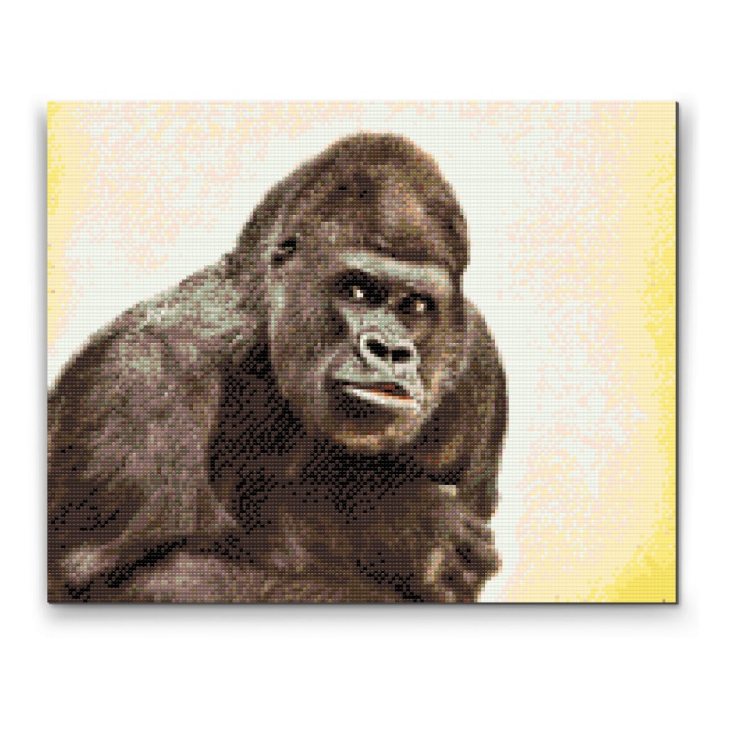 Pittura diamanti - Gorilla