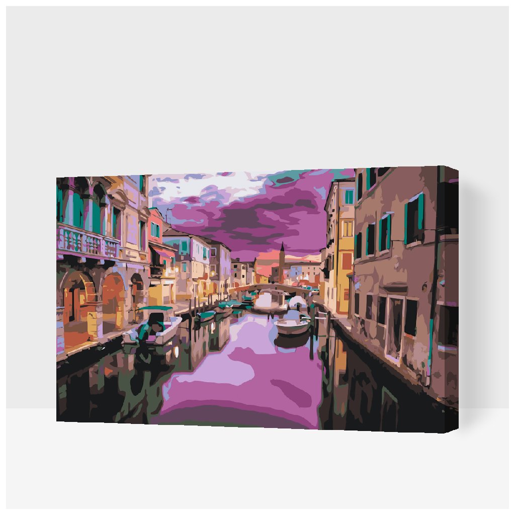 Dipingere con i numeri – Canale veneziano