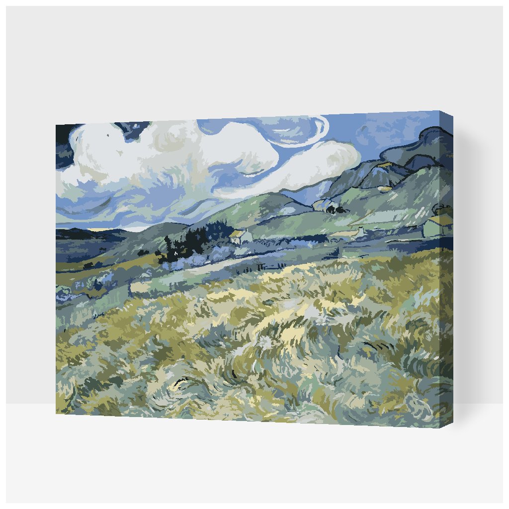 Dipingere con i numeri – Vincent van Gogh - Campo di grano con montagne 