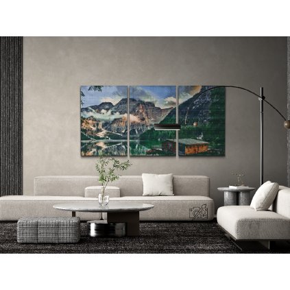 Pittura diamante - Chalet di montagna (set di 3pz)