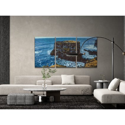 Pittura diamante - Vista dalla scogliera (set di 3pz)