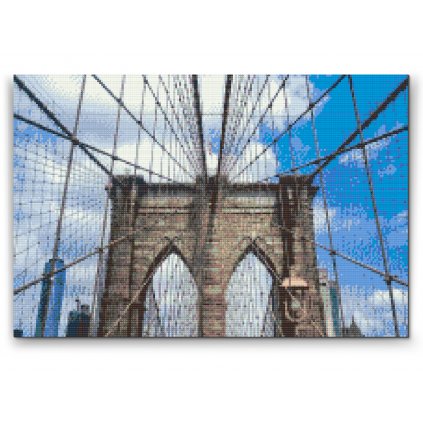 Pittura diamanti - Ponte di Brooklyn 3