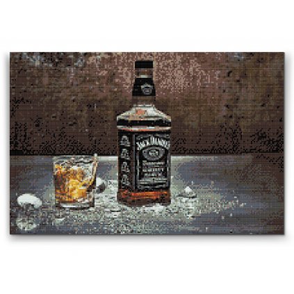 Pittura diamanti - Whisky Jack Daniels