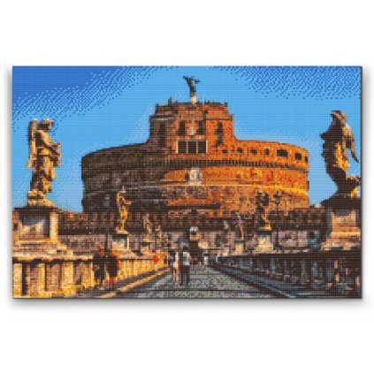 Pittura diamanti - Castel Sant'Angelo Roma