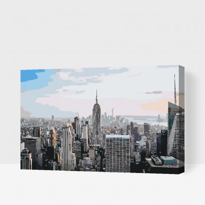 Dipingere con i numeri – New York - Vista della città