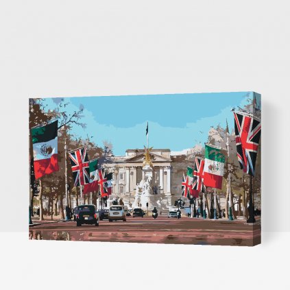 Dipingere con i numeri – Buckingham Palace, Inghilterra