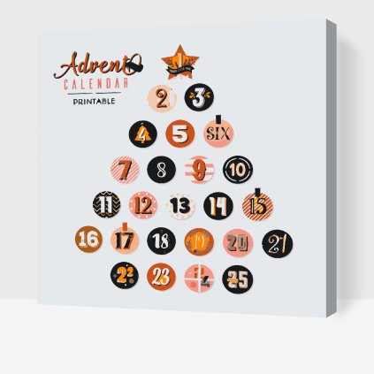 Dipingere con i numeri – Calendario dell'avvento 2