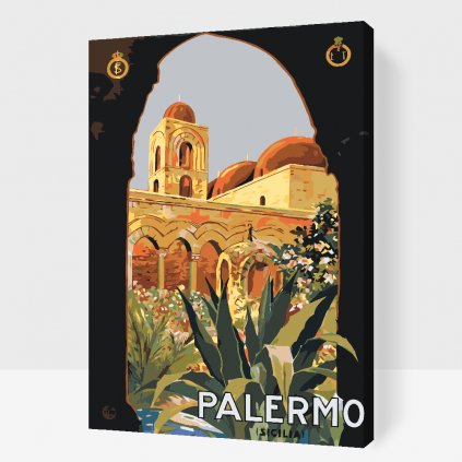 Dipingere con i numeri – Poster Palermo, Italia