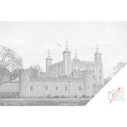 Puntinismo - Torre di Londra - Castello reale