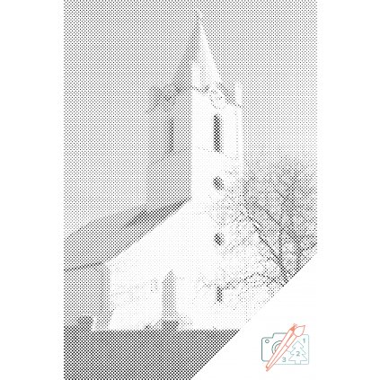 Puntinismo - Chiesa di Šamorín, Slovacchia