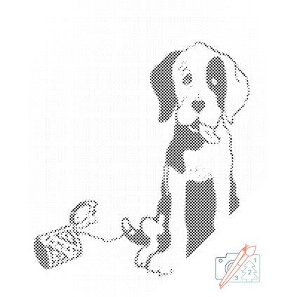 Puntinismo - B/N Cane