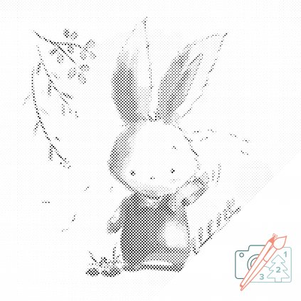 Puntinismo - Coniglio carino
