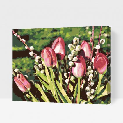 Dipingere con i numeri – Tulipani