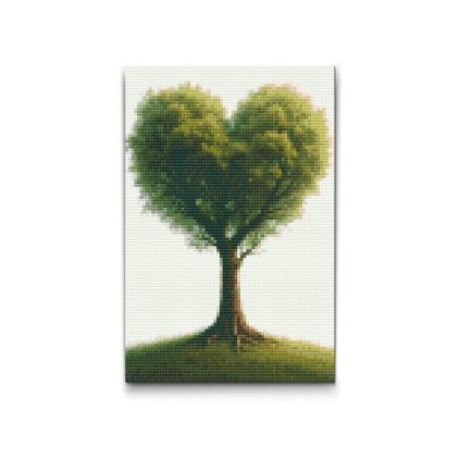 M2_Pittura_diamante_-_Albero_a_forma_di_cuore