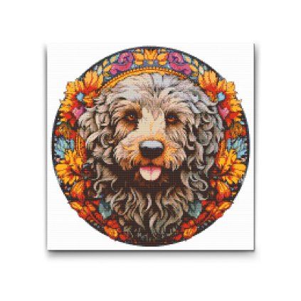 Pittura_diamante_Mandala_cane_Cockapoo_M2